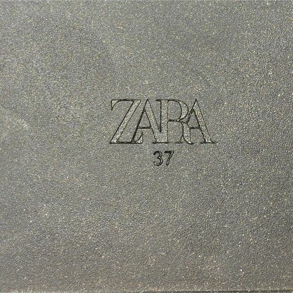 Zara Buckled Moto Goth Streetwear Lug SOLE Contemporary Boots Size 37 US 6.5 - Picture 16 of 16